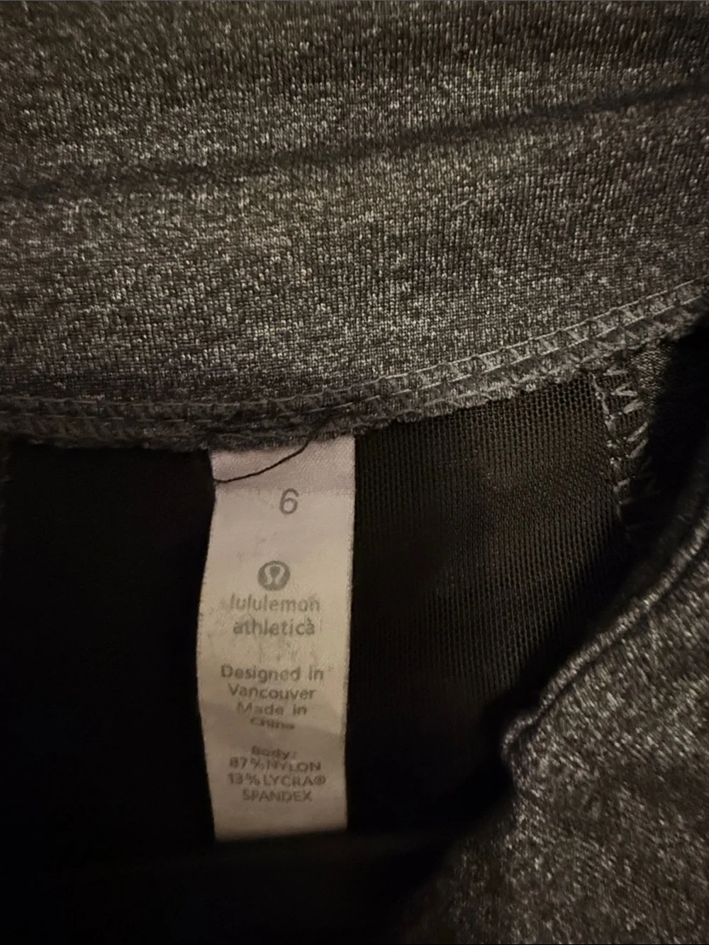 Lululemon Vintage Colorblock Define Jacket Black White Luon Size 6 Retro